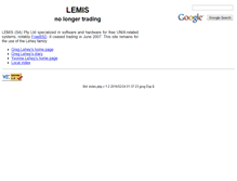 Tablet Screenshot of narrawin.lemis.com